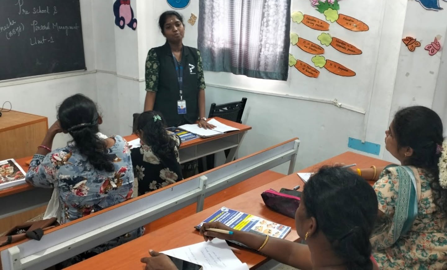 Classroom Montessori teacher training at Profenaa Institute Coimbatore Tamil Nadu
