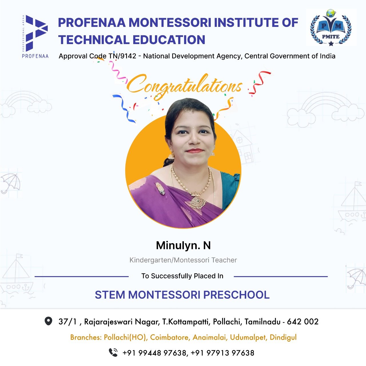 Montessori Diploma Course in Coimbatore